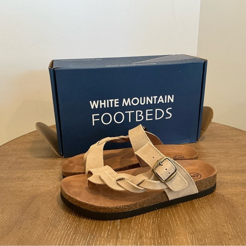 WHITE MOUNTAIN Women's Crawford Flat Sandal - Picture 9 of 9